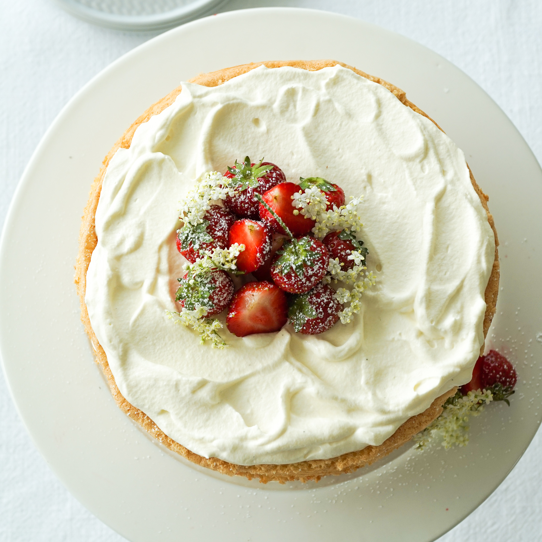 Midsummer Strawberry And Elderflower Cake Recipe 