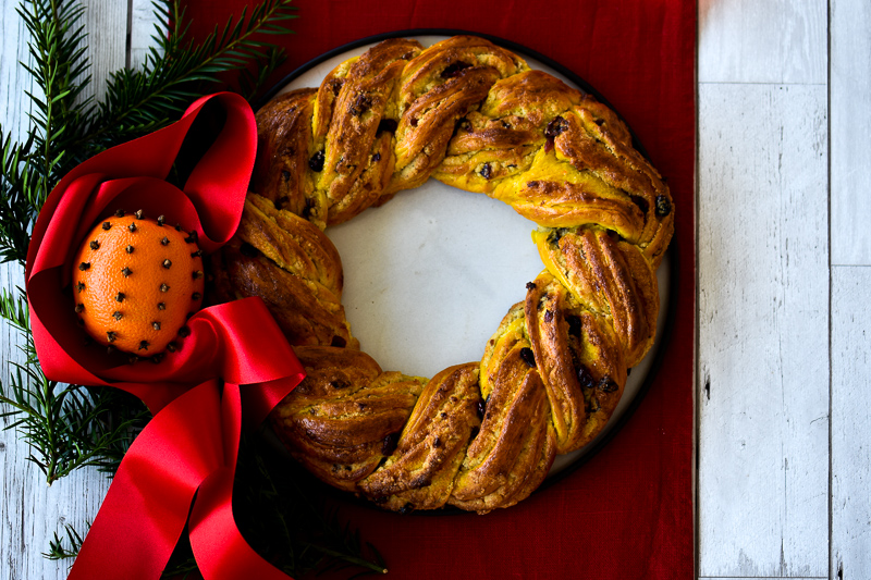 Christmas Saffron Wreath