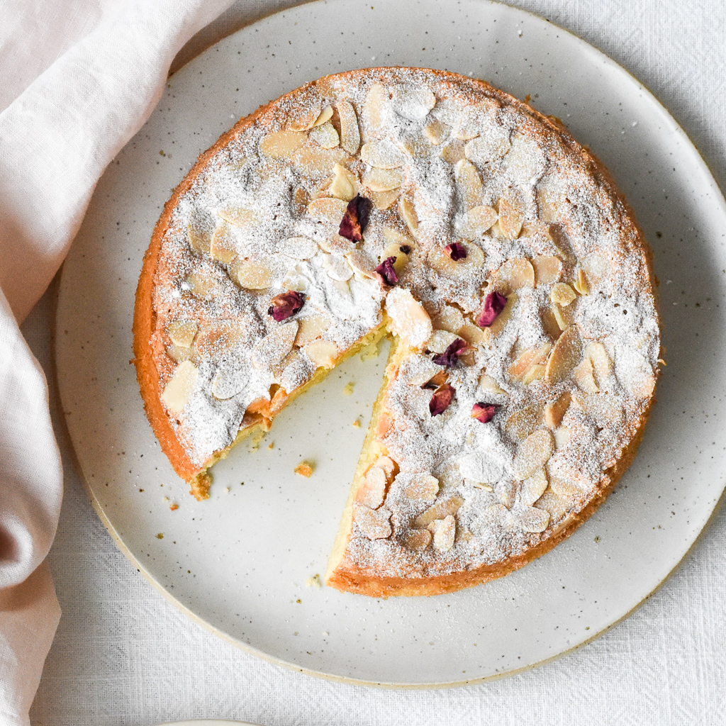 Mother's Day Almond Cake With Rhubarb & Rose Yogurt - Nordic Kitchen ...