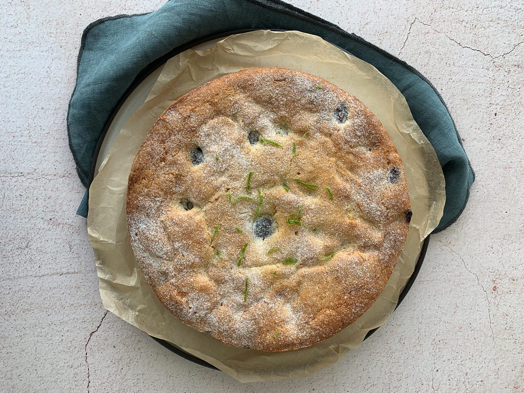 Blueberry, Buttermilk & Lime Cake