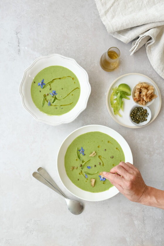 Healthy Green Gazpacho - Nordic Kitchen stories