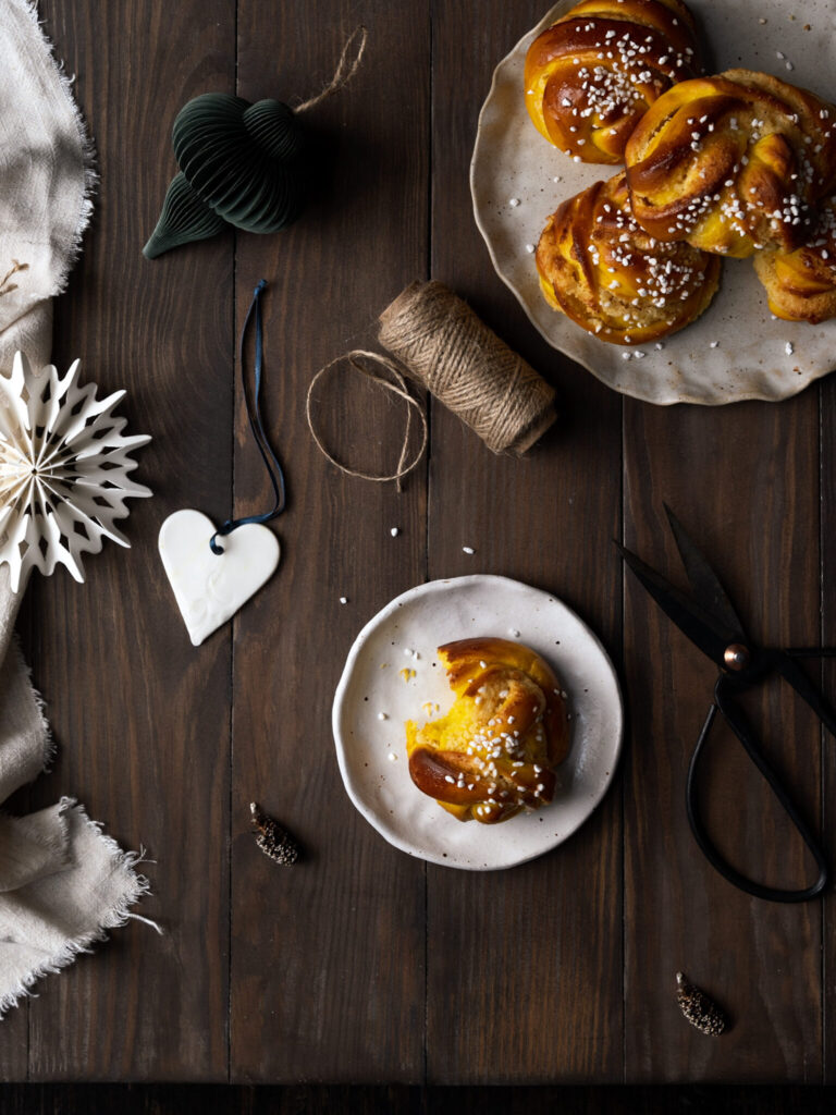 Saffron and Almond Buns