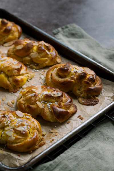 Swedish Saffron and Almond Buns